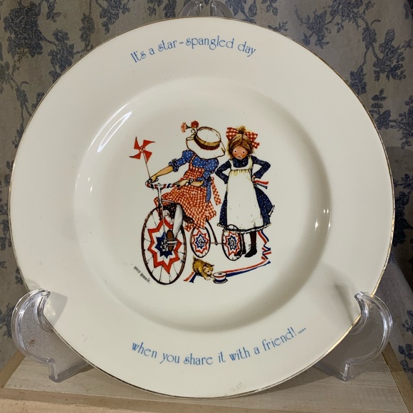 VTG 1976 Holly Hobbie Freedom Series Collector Plate - Picture 1 of 5